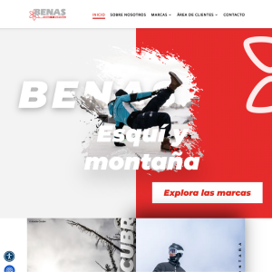 Frame cuadrado de la portada de Benas Esquí y Montaña